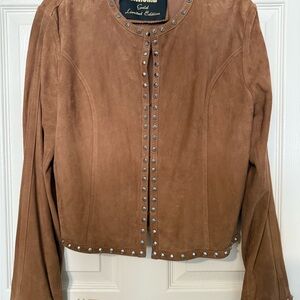 S.w.o.r.d gold limited edition  Tan lam leather  Jacket size 44